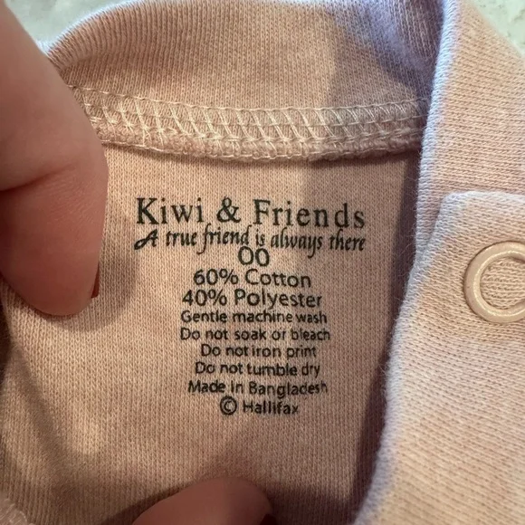 Kiwi & Friends Pink Top, Size 12M - Picture 3 of 6